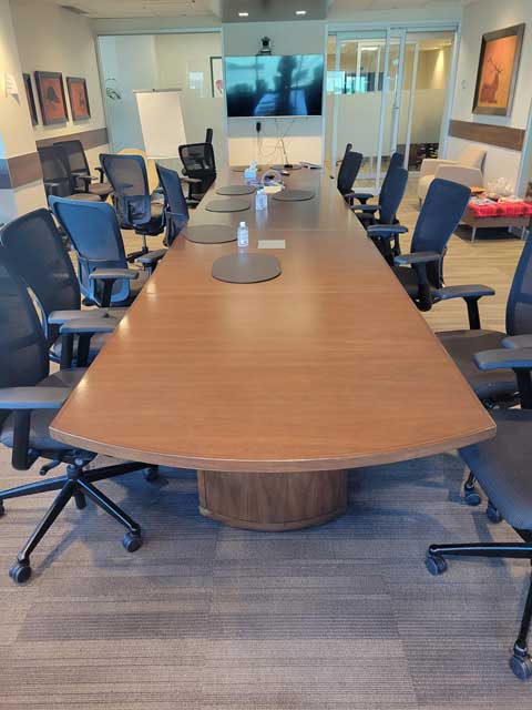 Krug 20' x 4' Boardroom Table for movie rental