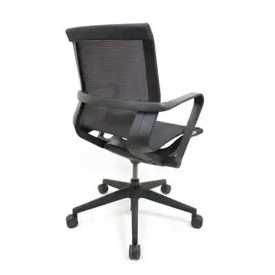C4 Mesh Black Office Seating, Icon Chair side back, North York, Toronto GTA