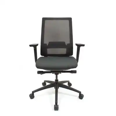 Q2 Mesh Black Office Seating, Icon Chair front, North York, Toronto GTA