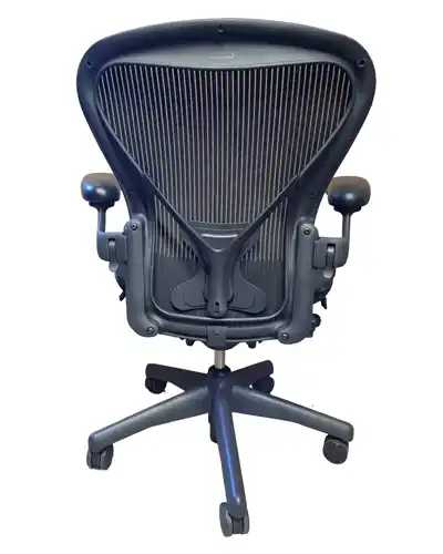 Used Herman Miller Aeron Cross Fit Chair, Back View, North York, Toronto