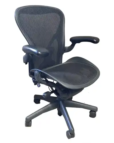 Used Herman Miller Aeron Cross Fit Chair, Front Side view, North York, Toronto