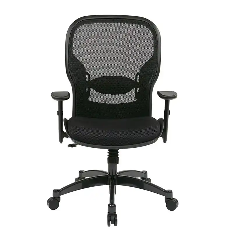 Professional Black Breathable Mesh Back Chair - 2300 front view