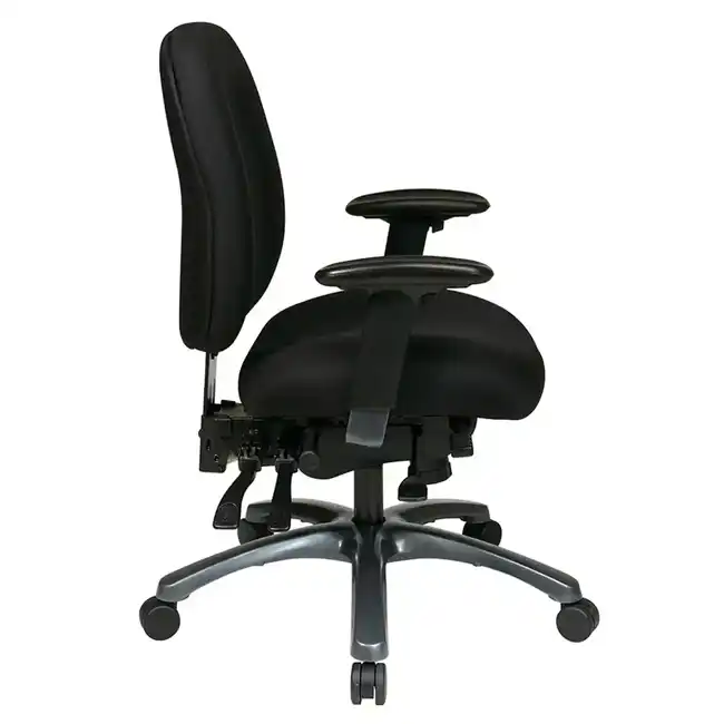 Proline Multi-Function Mid Back Chair with Seat Slider - 8512-231, side view