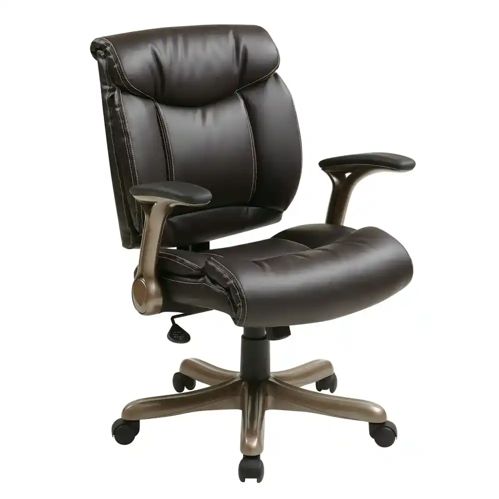 Work Smart Executive Bonded Leather Chair -ECH8967K5-EC1