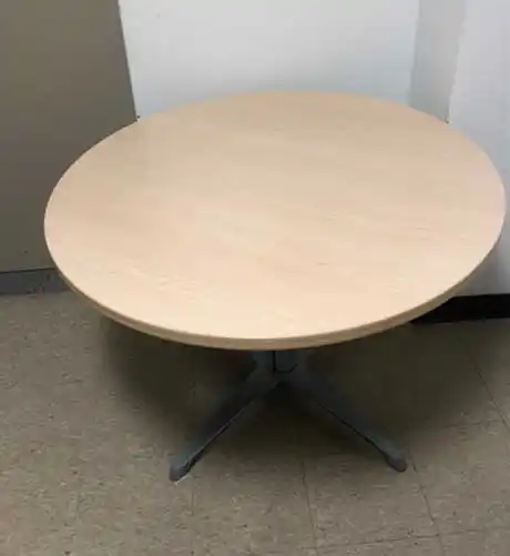 Used 42" Round Table, Office Furniture North York, Toronto GTA