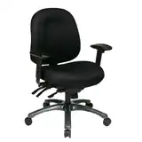 Multi-Function Mid Back Chair with Seat Slider, 