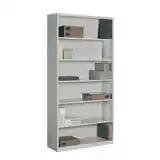 6 Shelf Metal Bookcase, 