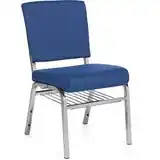 Stacking Chair with Wire Rack, 