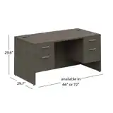 OTG - Double Hanging Pedestal Desks, 