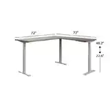 3-Stage Quick Assembly Height Adjustable Tables, 