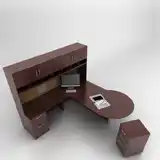 P-Top L Shape Desk, 