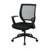 Screen Back Task Chair with T Arms, 