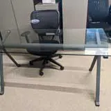 Used Glass Desk, 