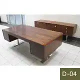 Leif Jacobsen, Rosewood, Desk and Credenza, 