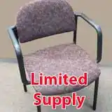 Used Stackable Chair Cushioned, 