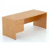 Straight Desk with Pedestal, 
