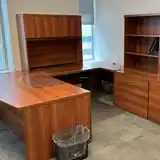 Used U Step-In Bow Front Desk, 