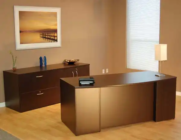 IOF Bow Desk with Credenza, Office Desk and Workstations, North York, Toronto